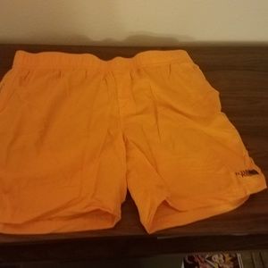 The north face flash dry yellow shorts size L
